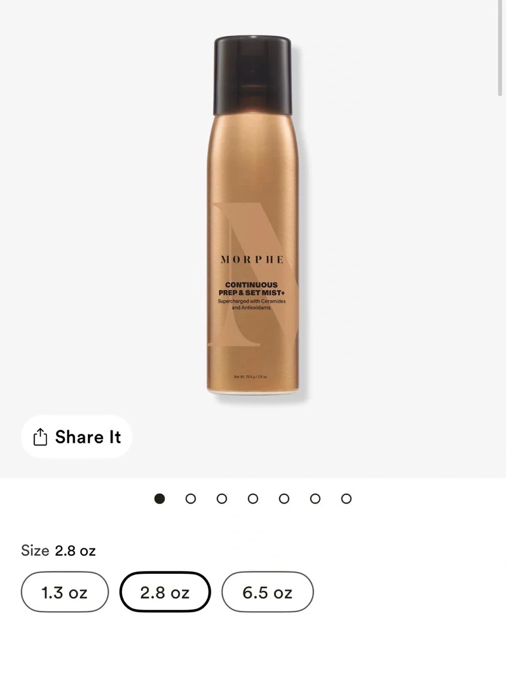 Morphe Continuous Prep & Set Mist+